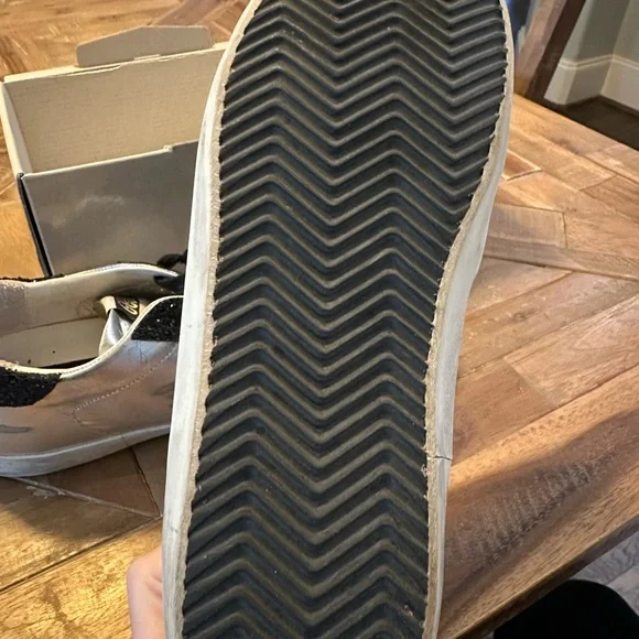Golden Goose Silver and Black Sneakers - Picture 6 of 6